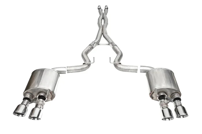 Xtreme Cat-Back Exhaust Chrome/Black Tips for Mustang Dark Horse 2024+ | #21265/#21266 | Corsa Performance