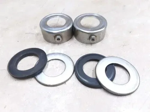 Yamaha 200 CS3-C Scrambler Lower Fork Chrome Cover Hardware 1971 PA AP-408