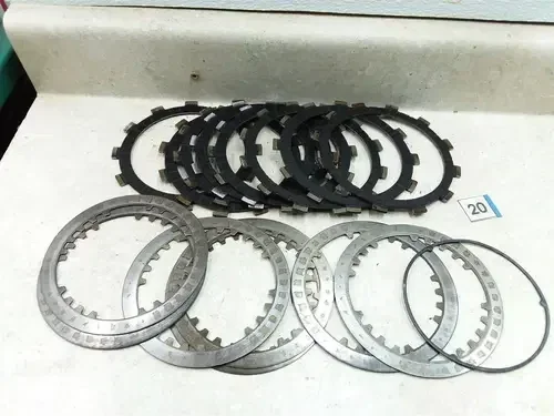 Yamaha 600 TT600 Engine Clutch Plates 1984 #20 ANX B213