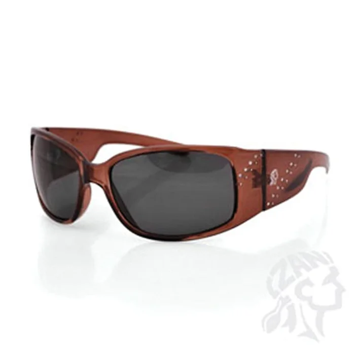 Zan Boise Sunglasses – Smoked Lens – Crystal Brown Frame [MPN: EZBE02]